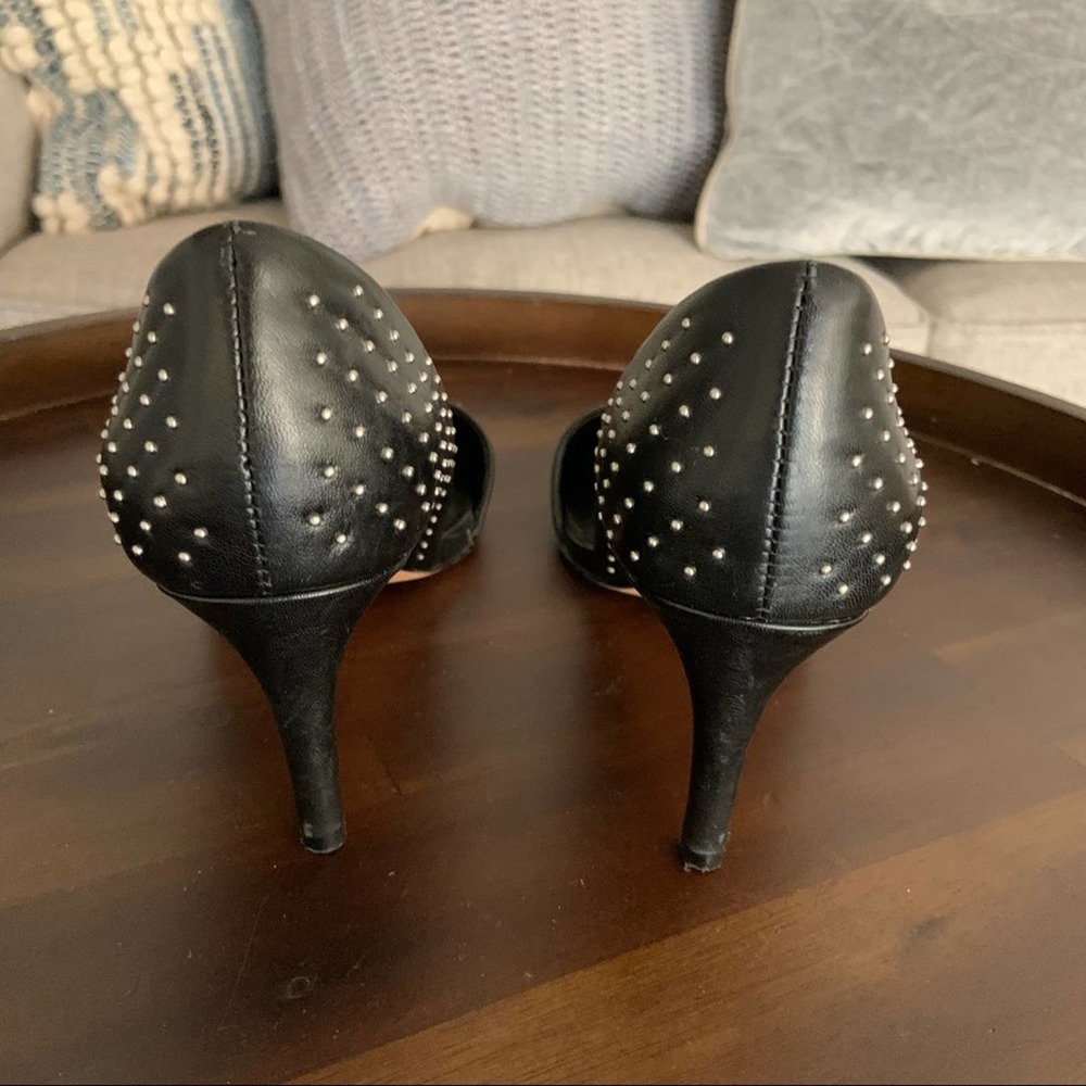 Rebecca Minkoff Black Studded Heels Size 7 - Picture 5 of 8